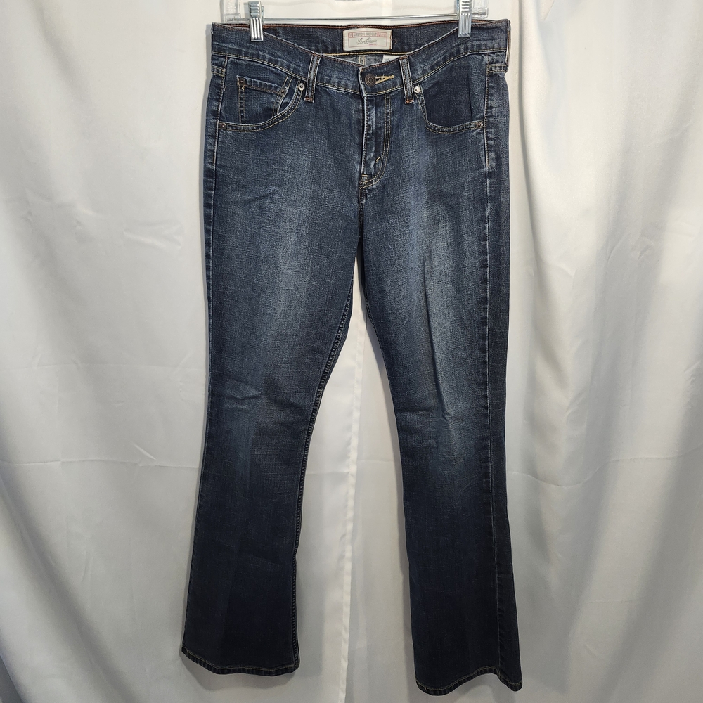 Signature by Levi Strauss Dark Blue Flare Jeans